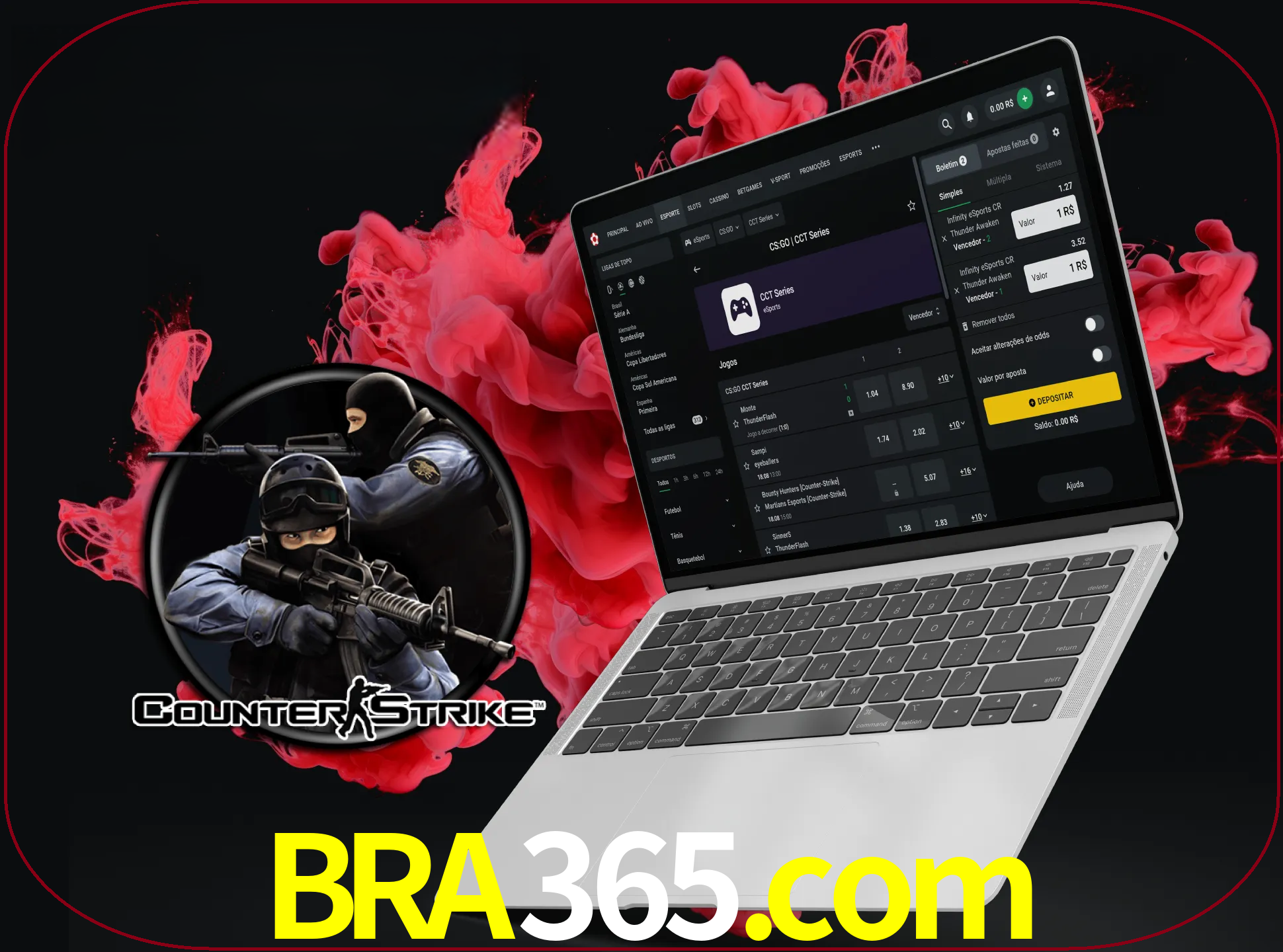 Um grande número de jogos irá agradar aos fãs deste jogo de tiro no sítio Web e na aplicação da empresa bra365.