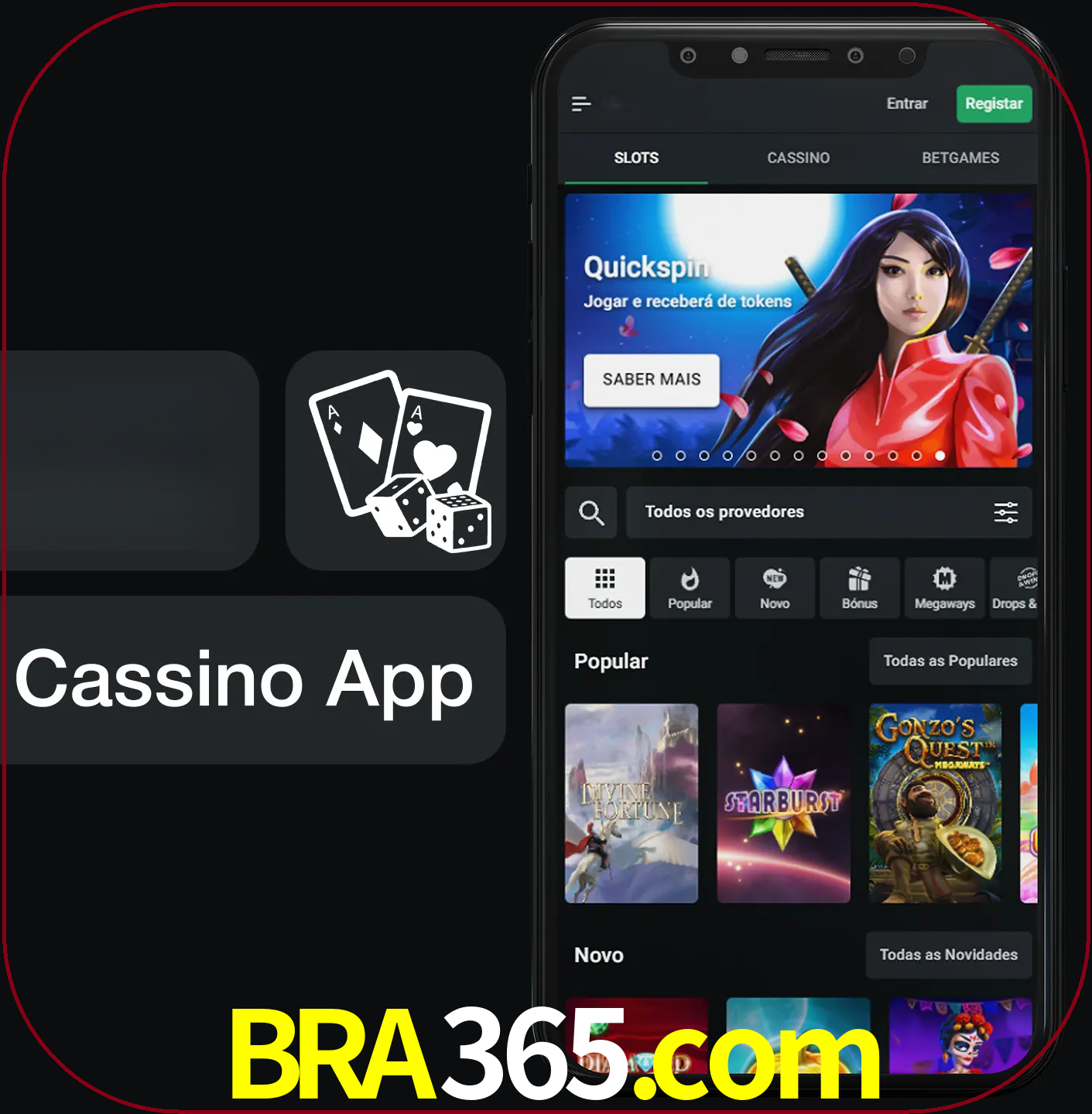 Jogue jogos de cassino e ganhe.